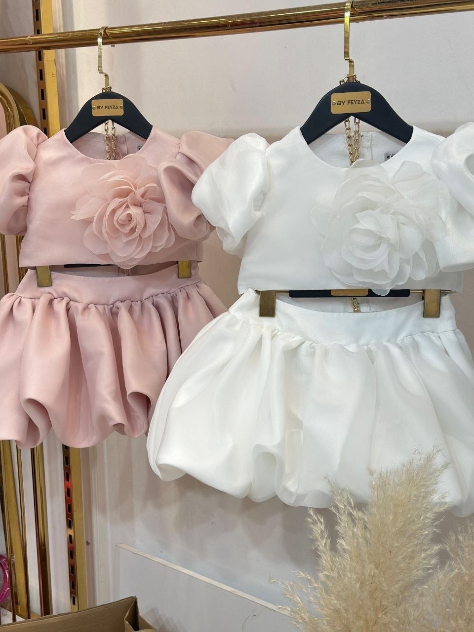 Robe Princesse Rose Fleurie Élégante
