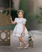 Robe Vintage à Volants – Style Bohème Élégant