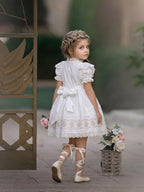 Robe Vintage à Volants – Style Bohème Élégant