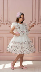 Robe Princesse Papillons – Élégance Féérique