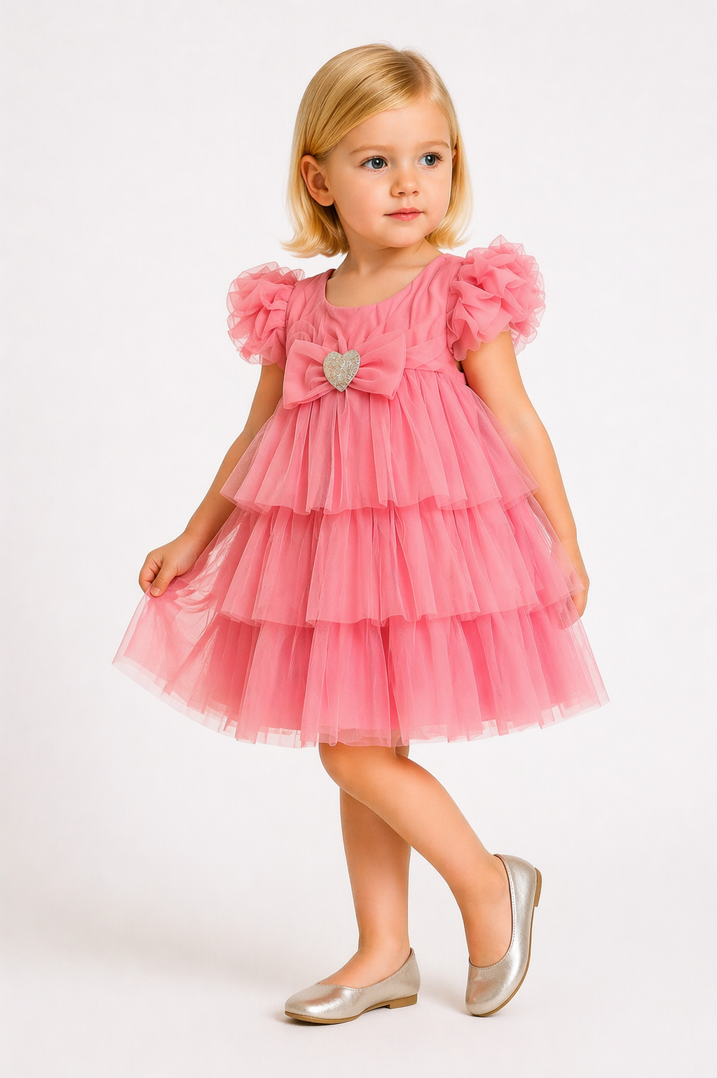 Robe Princesse en Tulle – Élégance Délicate