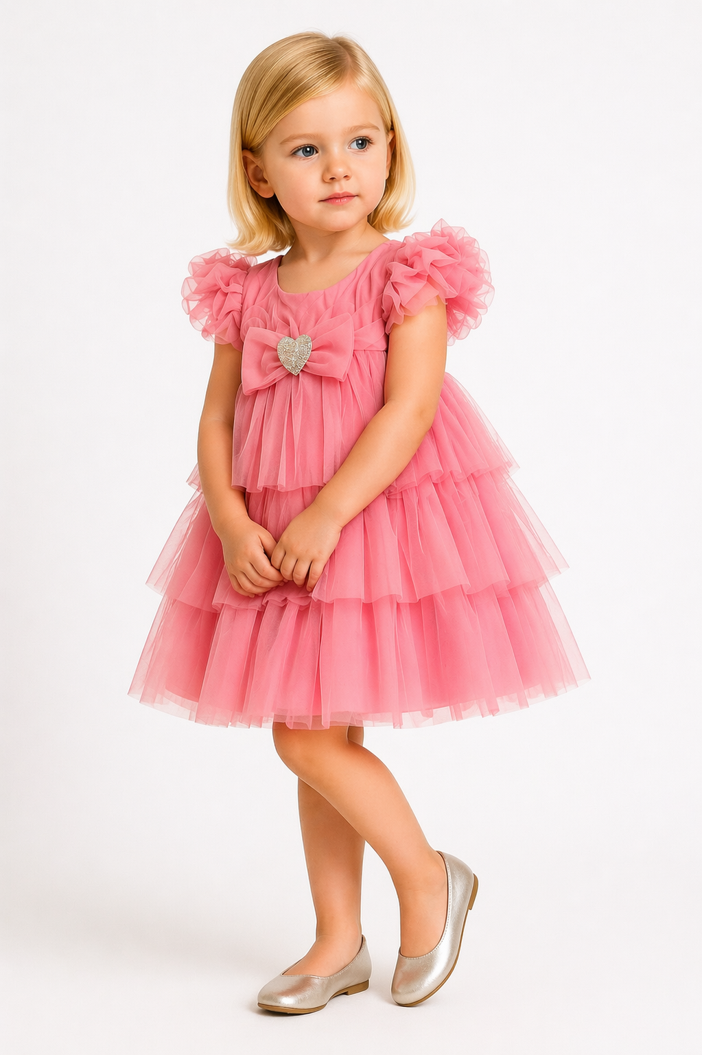 Robe Princesse en Tulle – Élégance Délicate