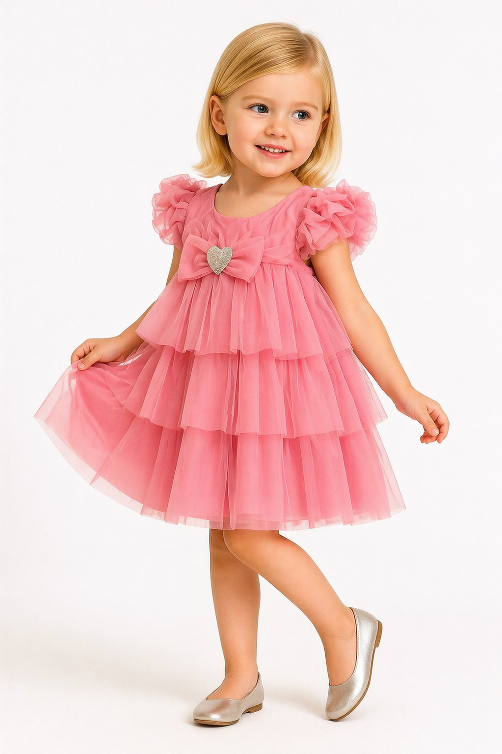 Robe Princesse en Tulle – Élégance Délicate